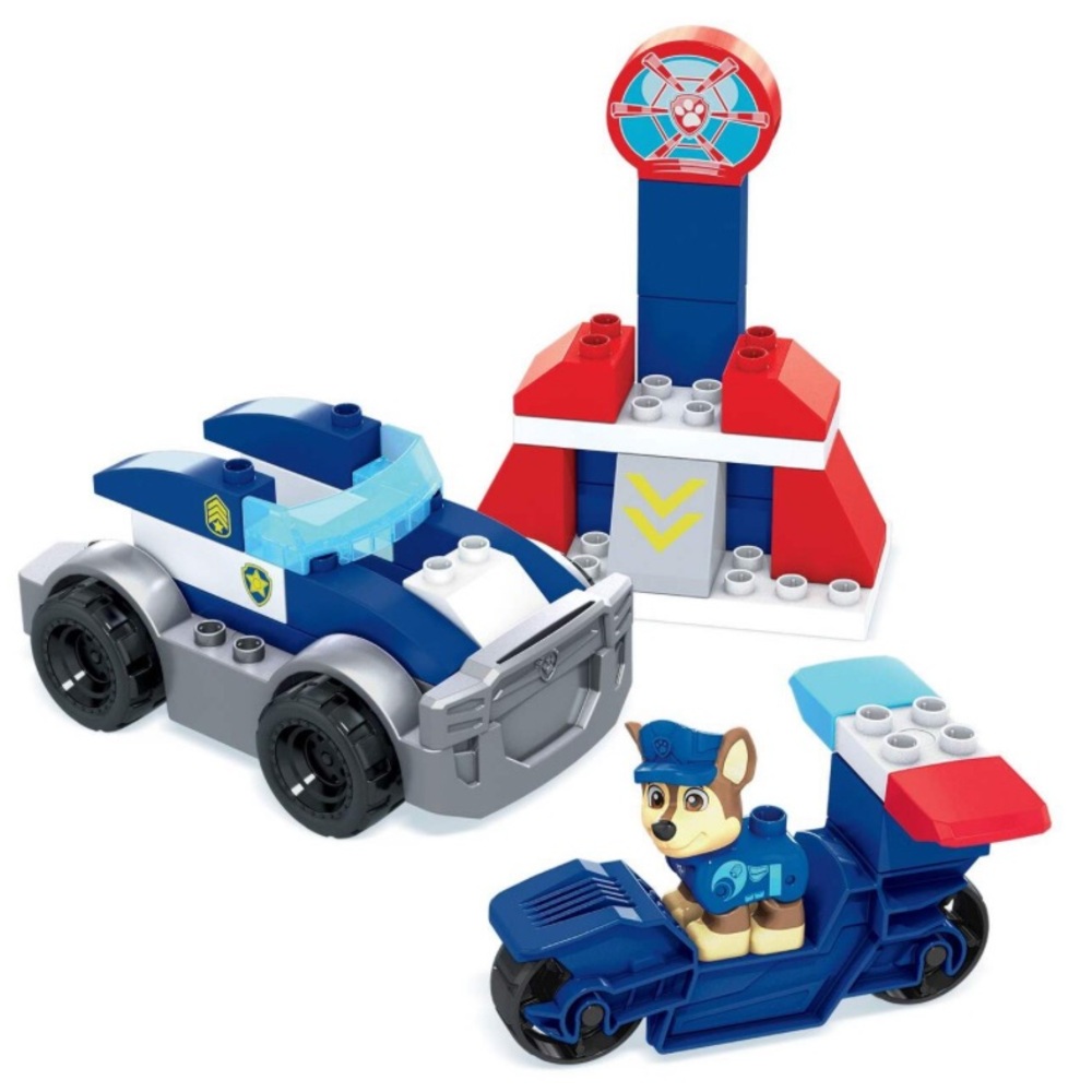 Paw Patrol Mega Bloks Chase’s City Police Cruiser Mattel. Complete.